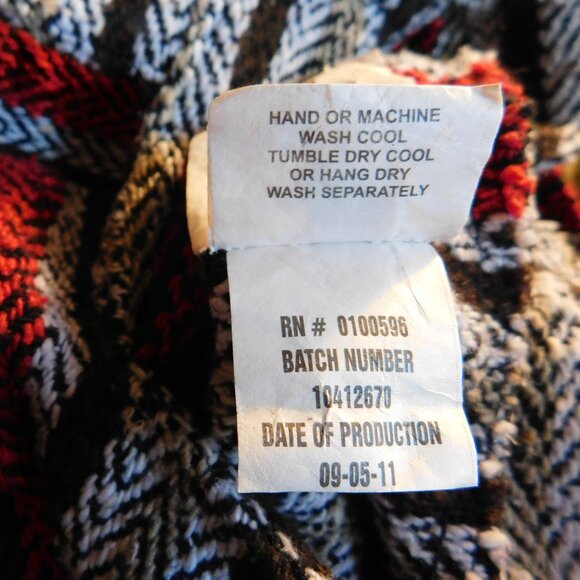 Earth Ragz Mexican Baja Woven Hoodie Size Large - Picture 6 of 6